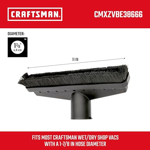 CRAFTSMAN CMXZVBE38666 1-7/8 in. Floor Brush Wet Dry Vac Attachment
