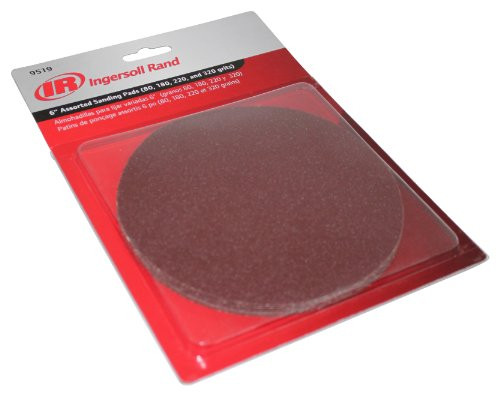 Ingersoll Rand 9519 6-Inch Edge Series PSA Assorted Grit Sandpaper