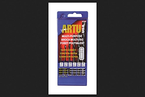 Artu - 6-Pc. Quick Connect Multi-Purpose Drill Bit Set