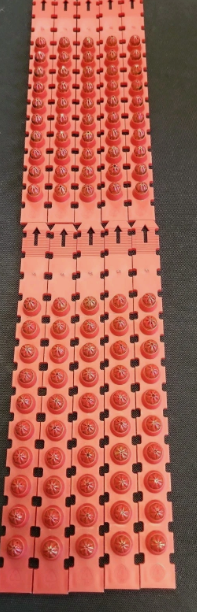 DeWalt (BOX OF 100)  .27 caliber safety strip loads Red Power Level  DDF1351500