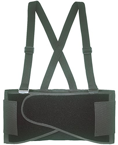 CLC Custom Leathercraft (Large)  5000L Elastic Back Support Belt Fits Waists, 38-Inch to 47-Inch