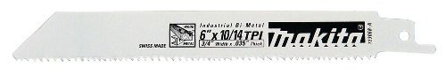 Makita 5-Pack 723068-A-5, 6-Inch 10/14-TPI All Purpose Reciprocating Saw Blade