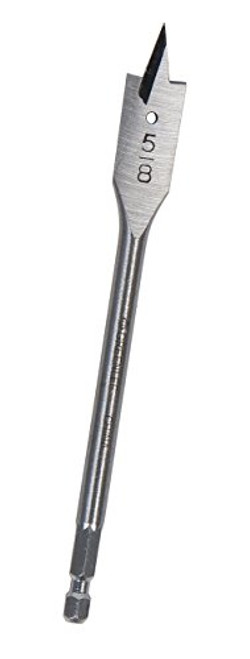 Greenlee, 1 pc., Spade Bit, 6-1/4-Inch Length, 5/8-Inch for Wood (33A-5/8) Greenlee, 1 pc., Spade Bit, 6-1/4-Inch Length, 5/8-Inch for Wood (33A-5/8)