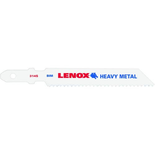 Lenox Tools 20301BT314S T-Shank Bi-Metal Heavy Metal Jig Saw Blade, 3-5/8-Inch x 3/8-Inch x 14 TPI, 2-Pack