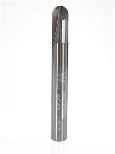 Whiteside Router Bits SC41 Round Bottom Veining Bit with Solid Carbide 1/8-Inch Radius and 1/4-Inch Cutting Diameter