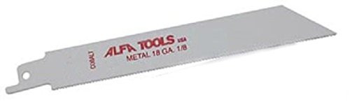 Alfa Tools RSBM418P Bi-Metal 4"" 18Tpi Reciprocating Saw Blade Pouched