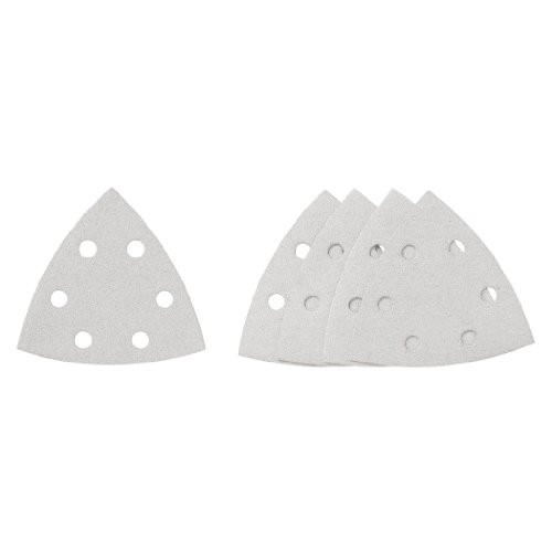 Bosch SDTW240 3-1/2 In.240 Grit 5-Piece White Detail Sander Abrasive Triangles for Paint