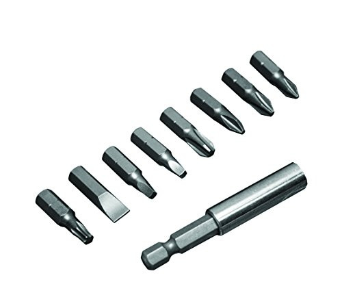 Century Drill and Tool 68907 Premium S2 Steel Phillips and Slotted Insert Screwdriving Bit Set, 7 Piece