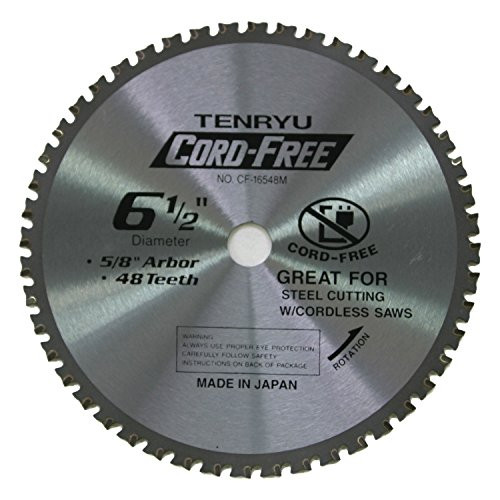 Tenryu CF-16548M 6-1/2"" Carbide Tipped Saw Blade ( 48 Tooth MTCG Grind - 5/8"" Arbor - 0.079 Kerf)