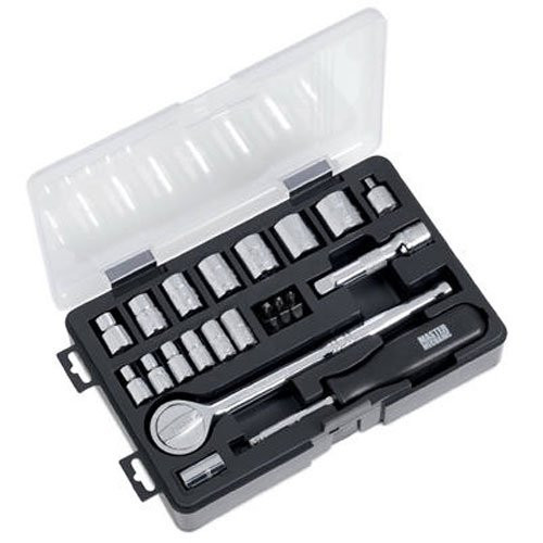 119010 Master Mechanic 1/4 x 3/8"" Drive Socket Set (24 Piece)
