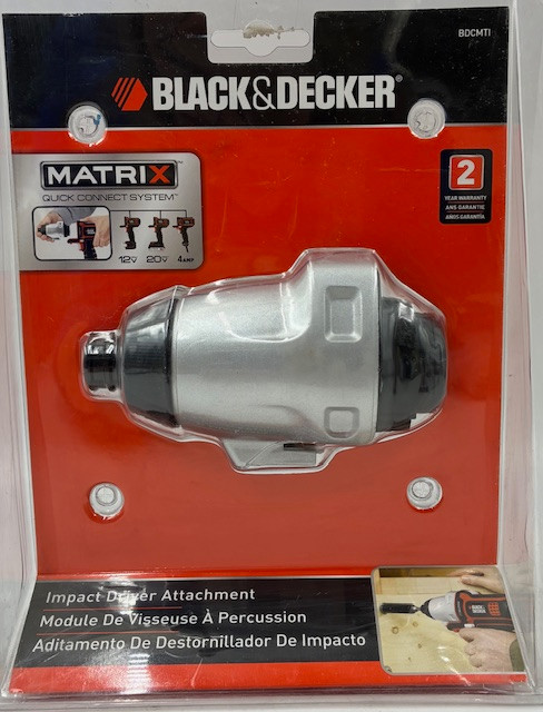 BLACK+DECKER BDCMTI Matrix Impact Driver Attachment