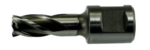 Drillco 9100SE Series Annular Cutter, High Speed Steel, Weldon Shank, 1
