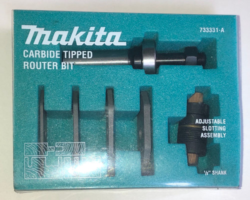 MAKITA CARBIDE TIPPED ROUTER BIT ADJUSTABLE SET 1/2" SHANK