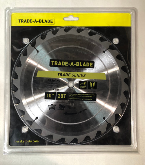 Trade-A-Blade 10" 28T Framing Circular Saw Blade