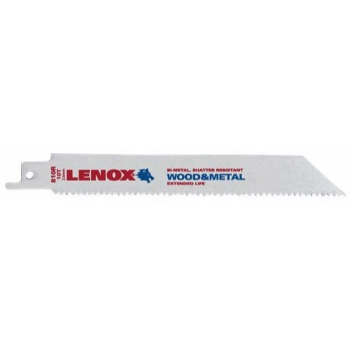 Lenox 8"" 810R Reciprocating Saw Blade 10TPI - SINGLE PACK - CARDED