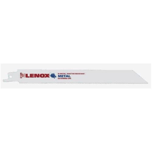 Lenox Reciprocating Saw Blade 8 "" X 3/4 "" X 18 "" Carded - SINGLE PACK Lenox Reciprocating Saw Blade 8 "" X 3/4 "" X 18 "" Carded - SINGLE PACK