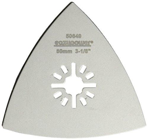 Eazy Power 50649 Oscillating Tool Hook And Loop Sanding Pad Delta Triangle Shape, 3-1/8"