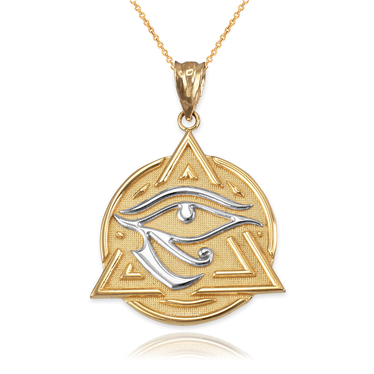 Eye of Horus Belief Pendant Necklace | Takar Jewelry