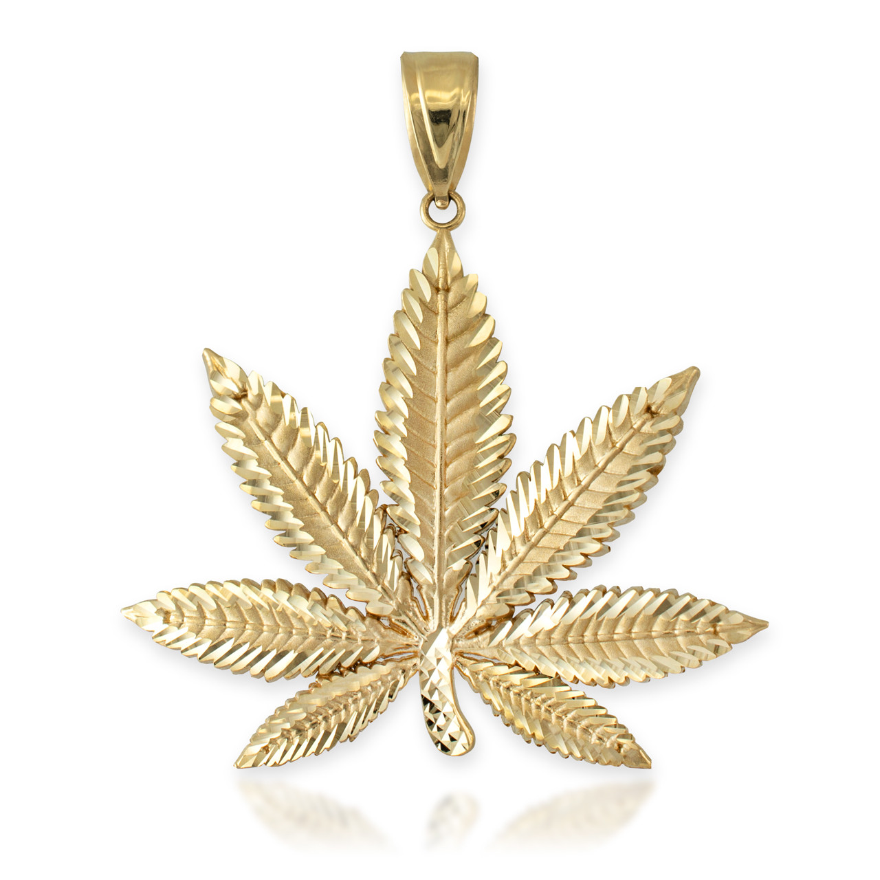Cannabis Leaf Necklace, Dainty cannabis leaf with cubic zirconia neckl –  eveandkus inc