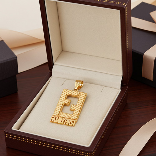 Family First Gold DC Pendant Necklace