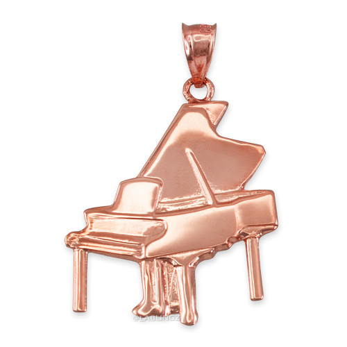 Rose Gold Grand Piano Pendant