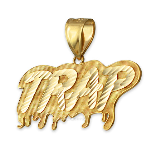 Yellow Gold TRAP Dripping DC Pendant