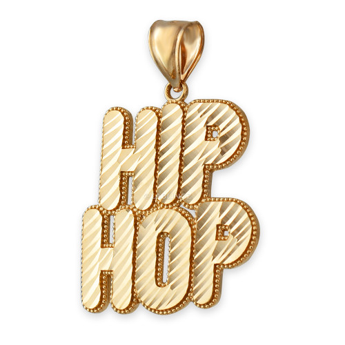Gold THUG LIFE Hip-Hop DC Pendant