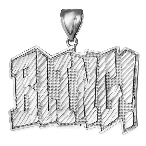 Sterling Silver BLING! DC Hip-Hop Pendant