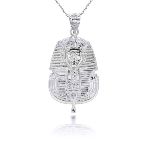 Sterling Silver Tutankhamun Pendant Necklace