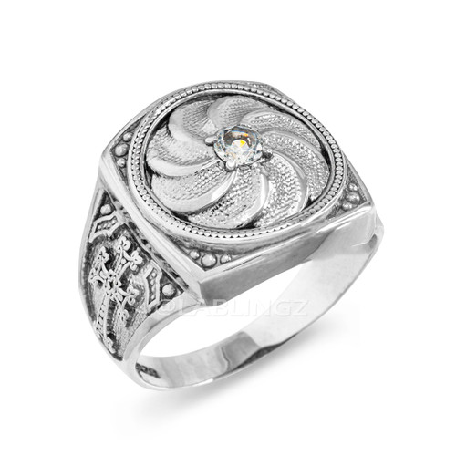 Silver Armenian Men's Statement