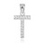 White Gold Letter "T" Diamond Initial Pendant Necklace