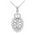 White Gold Virgin Mary Virgin Mary Pendant Necklace