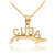 Yellow Gold CUBA  Pendant Necklace
