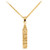 Yellow Gold London's Big Ben Clock Tower Pendant Necklace