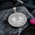 Sterling Silver Scottish Thistle Medallion Pendant Necklace