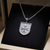 Sterling Silver Knights Hospitaller Maltese Cross Badge Pendant Necklace