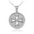 Sterling Silver Knights Templar Maltese Cross Medal Pendant Necklace