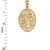 Gold Chinese "Family" Symbol Pendant Necklace