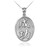 Sterling Silver Chinese "Success" Symbol Pendant Necklace