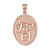 Rose Gold Chinese "Wisdom" Symbol Pendant Necklace