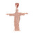 Rose Gold Jesus Christ The Redeemer Cross Brazil Rio Statue Pendant