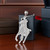 Sterling Silver Polo Jockey Horse Rider Charm Pendant
