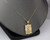 Virgin Mary Yellow Gold DC Pendant Necklace