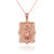 Virgin Mary Rose Gold DC Pendant Necklace