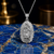 Sterling Silver Virgin Mary DC Pendant Necklace