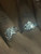 White Gold Sparkle-Cut Letter Initial Script Ring