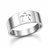 Polished Sterling Silver Sea Turtle Cut Out Ring Band