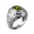 August Birthstone 2019 High School Class Graduation CZ Ring