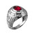 July Birthstone 2019 High School Class Graduation CZ Ring