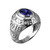 September Birthstone 2019 High School Class Graduation CZ Ring